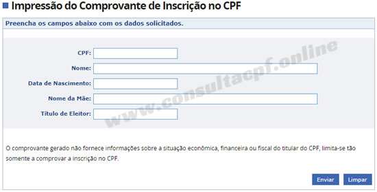 Tirar 2 via do CPF