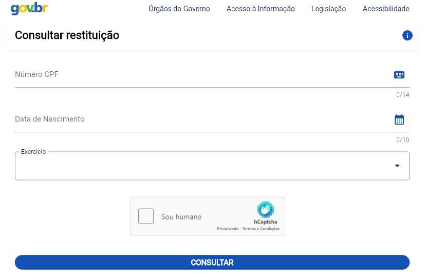 Como consultar a restituição do imposto de renda